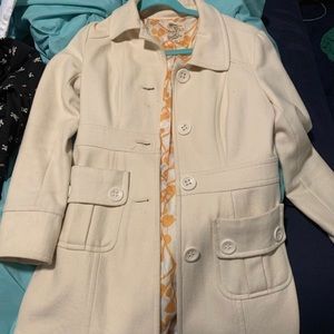 Nordstrom Women’s Medium White Peacoat